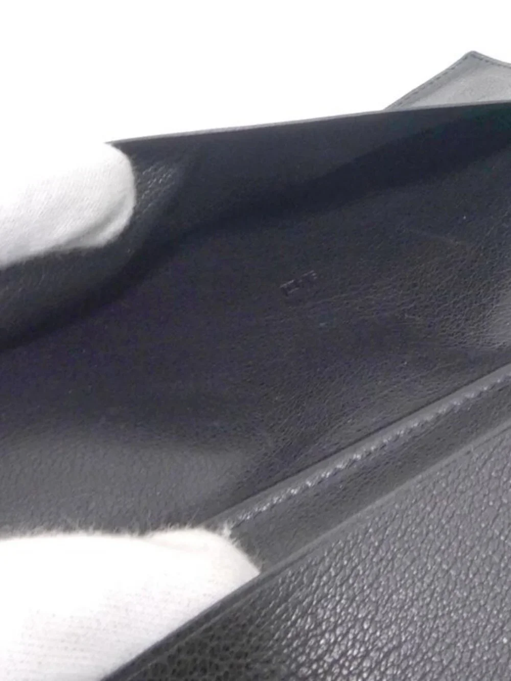 Hermes Notebook Cover Leather Black